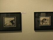 Shadow puppet images at the gallery