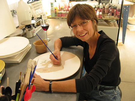 Shari Decorating Platter